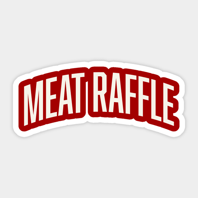 Meat Raffle Buffalo NY WNY Minnesota Meat Raffles Sticker by PodDesignShop